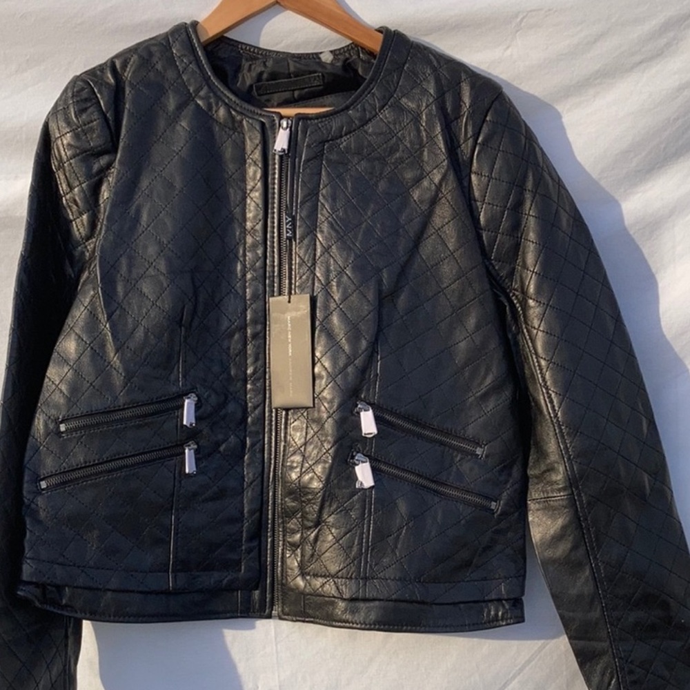 Marc New York Andrew Marc Moto Jacket Biker enthused style!!